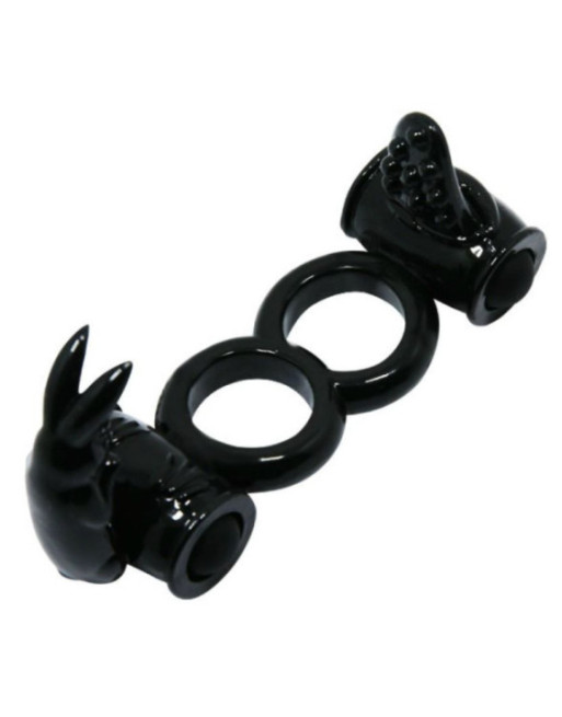 BAILE - ANELLO SWEET ANELLO DOPPIO CON DOPPIO CONIGLIO