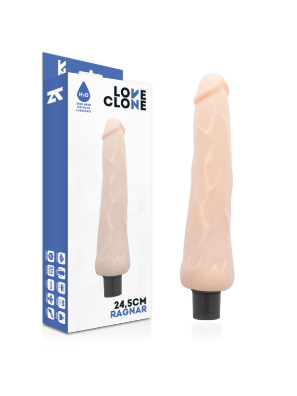 LOVECLONE - VIBRATORE AUTOLUBRIFICANTE RAGNAR 24