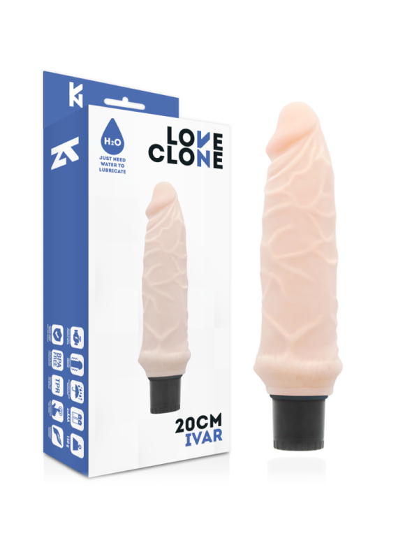 LOVECLONE - IVAR VIBRATORE AUTOLUBRIFICANTE 20 CM -O- 3