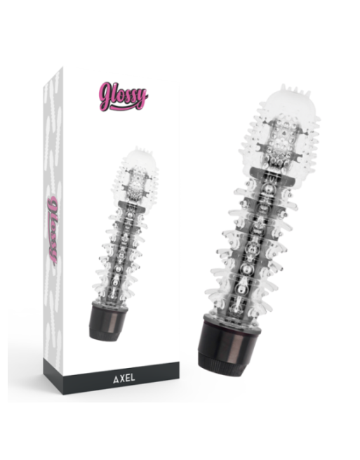 GLOSSY - VIBRATORE AXEL NERO