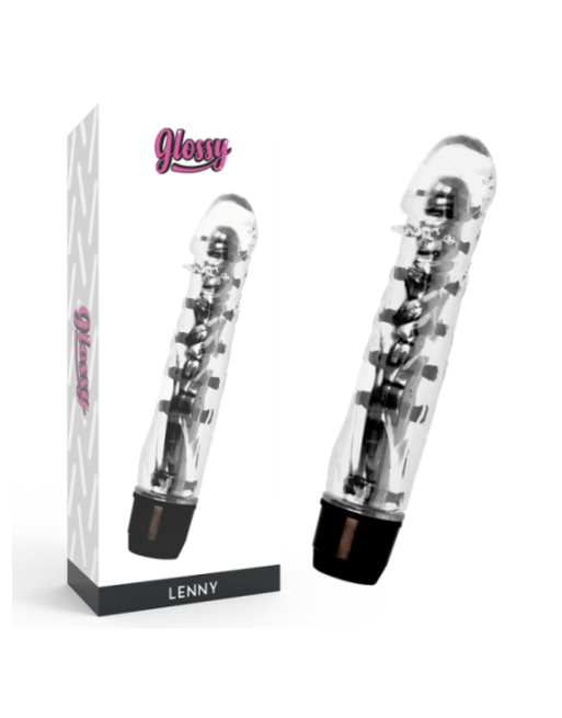 GLOSSY - LENNY VIBRATORE NERO
