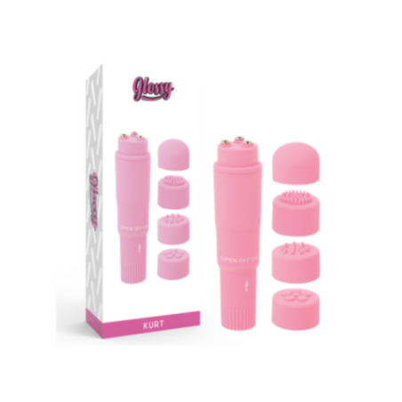 GLOSSY - MASSAGGIATORE POCKET KURT ROSA