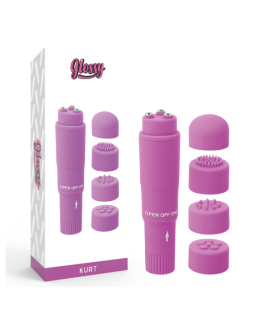 GLOSSY - MASSAGGIATORE KURT POCKET VIOLA