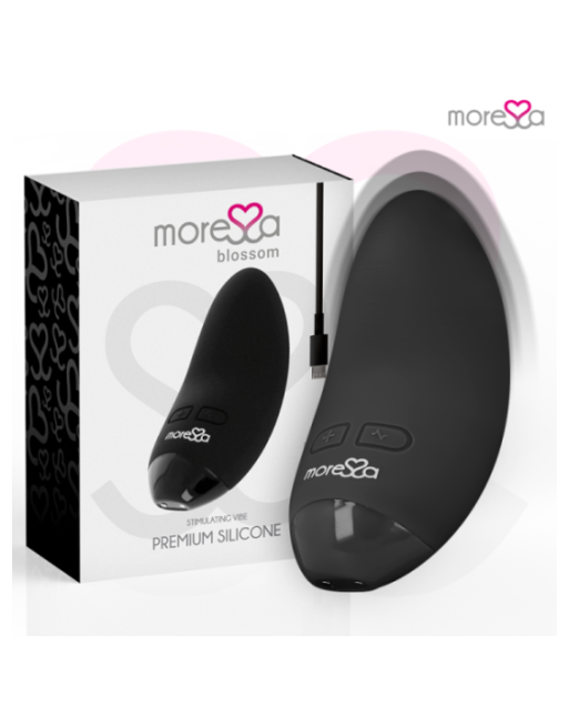 MORESSA - VIBRATORE BLOSSOM NERO