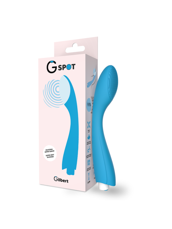 G-SPOT - VIBRATORE GYLBERT BLU TURCHESE