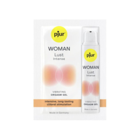 PJUR - WOMAN LUST GEL VIBRANTE INTENSO MONODOSE PER ORGASMO 1,5 ML