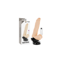 BASECOCK - VIBRATORE ARTICOLABILE TELECOMANDO NATURALE 21 CM -O- 5 CM