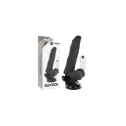 BASECOCK - VIBRATORE ARTICOLABILE TELECOMANDO NERO 21 CM -O- 5 CM