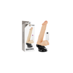 BASECOCK - VIBRATORE ARTICOLABILE TELECOMANDO NATURALE 20 CM -O- 4