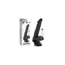 BASECOCK - VIBRATORE ARTICOLABILE TELECOMANDO NERO 20 CM -O- 4