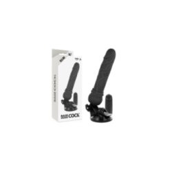 BASECOCK - VIBRATORE REALISTICO TELECOMANDO NERO 19