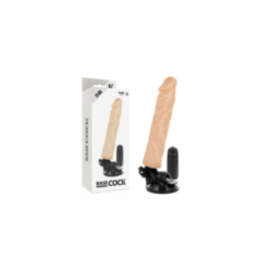 BASECOCK - VIBRATORE REALISTICO TELECOMANDO NATURALE 21 CM -O- 4 CM