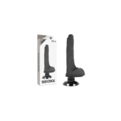 BASECOCK - VIBRATORE REALISTICO BASECOCK 2-1 NERO 18