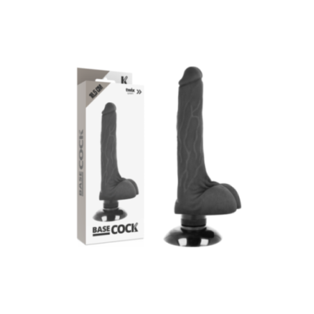 BASECOCK - VIBRATORE REALISTICO BASECOCK 2-1 NERO 18