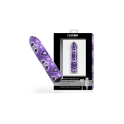 CUSTOM BULLETS - RECHARGEABLE SNAKE PURPLE MAGNETIC BULLET 10V