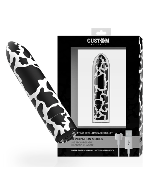 CUSTOM BULLETS - BULLET RICARICABILI MUCCA 10 INTENSITÀ