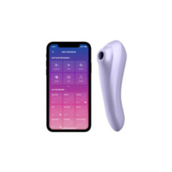 SATISFYER - VIBRATORE DUAL PLEASURE AIR PULSE MAUVE