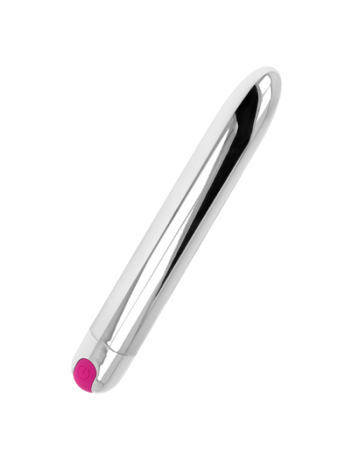 OHMAMA - VIBRATORE ARGENTO RICARICABILE 10 MODALIT 18,5 CM