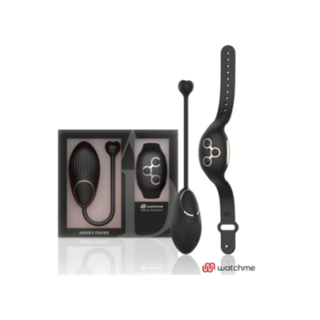 ANNE'S DESIRE - EGG TECNOLOGIA DI CONTROLLO REMOTO WATCHME NERO/ORO