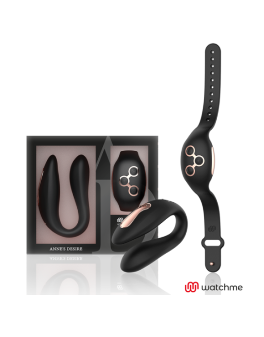 ANNE'S DESIRE - DUAL PLEASURE TECNOLOG A WATCHME NERO/ORO