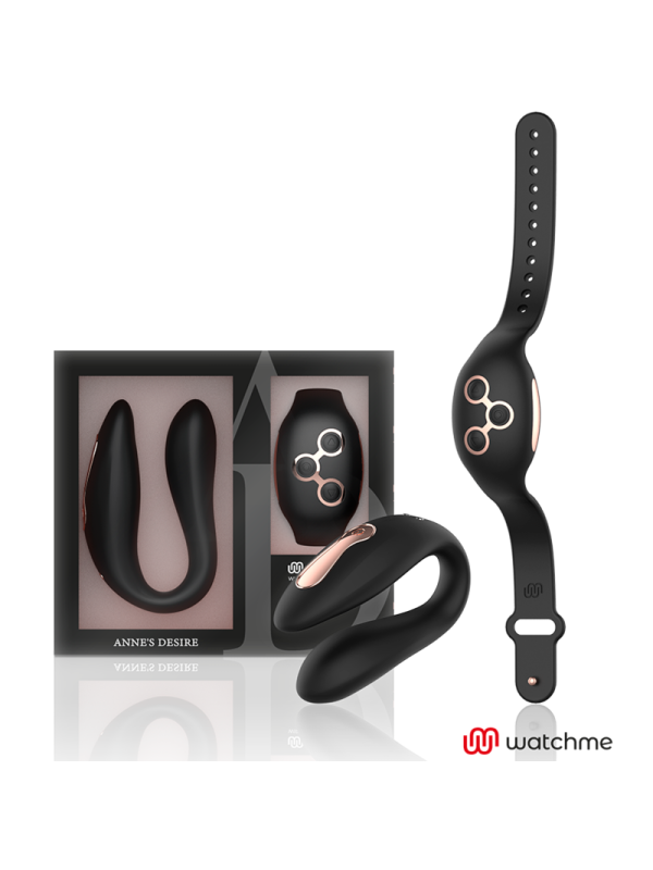 ANNE'S DESIRE - DUAL PLEASURE TECNOLOG A WATCHME NERO/ORO