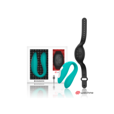 WEARWATCH - OROLOGIO VIBRATORE A DOPPIA TECNOLOGIA ACQUAMARINA / JET