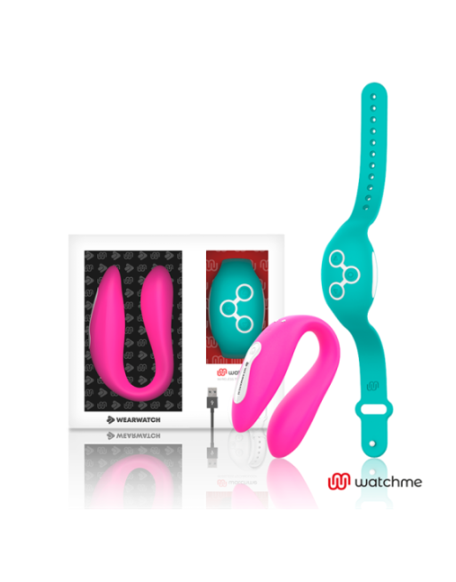 WEARWATCH - VIBRATORE WATCHME A DOPPIA TECNOLOGIA FUCSIA / ACQUA DI MARE