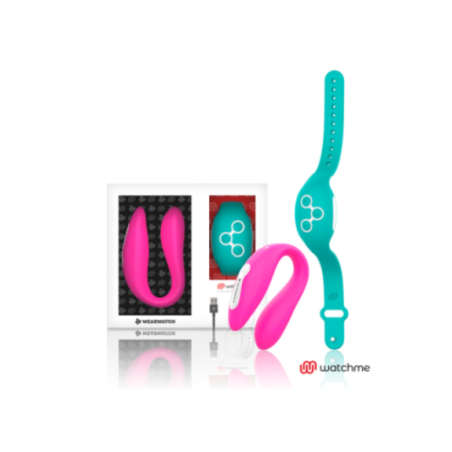 WEARWATCH - VIBRATORE WATCHME A DOPPIA TECNOLOGIA FUCSIA / ACQUA DI MARE