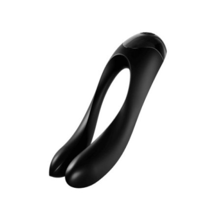 SATISFYER - VIBRATORE DA DITO CANDY CANE NERO