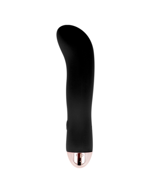 DOLCE VITA - VIBRATORE RICARICABILE DUE NERO 7 VELOCITÀ