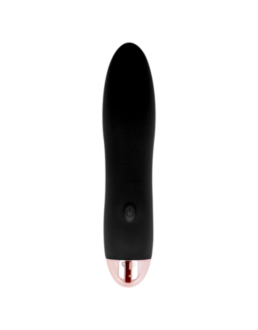DOLCE VITA - VIBRATORE RICARICABILE QUATTRO NERO A 7 VELOCITÀ