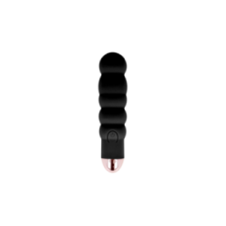 DOLCE VITA - VIBRATORE RICARICABILE SEI NERO 7 VELOCITÀ