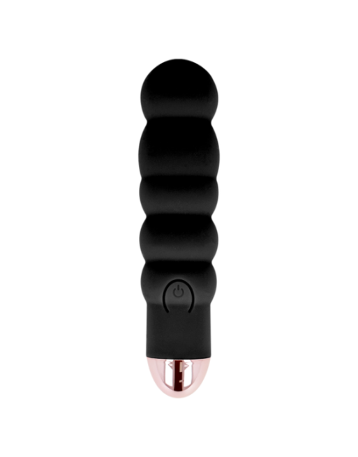 DOLCE VITA - VIBRATORE RICARICABILE SEI NERO 7 VELOCITÀ