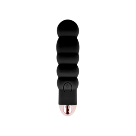 DOLCE VITA - VIBRATORE RICARICABILE SEI NERO 7 VELOCITÀ