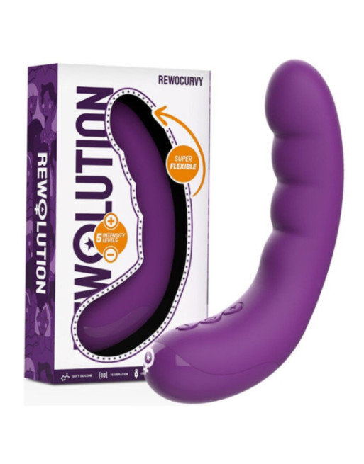 REWOLUTION - VIBRATORE FLESSIBILE RICARICABILE REWOCURVY