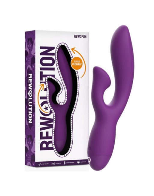 REWOLUTION - REWOFUN VIBRATORE FLESSIBILE CON CONIGLIO