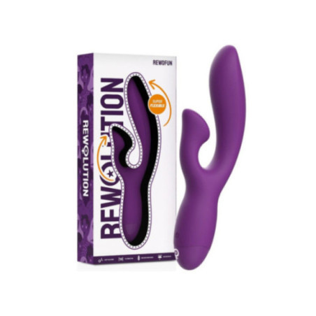 REWOLUTION - REWOFUN VIBRATORE FLESSIBILE CON CONIGLIO
