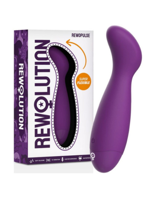 REWOLUTION - REWOPULSE VIBRATORE FLESSIBILE STIMOLATORE DEL PUNTO G