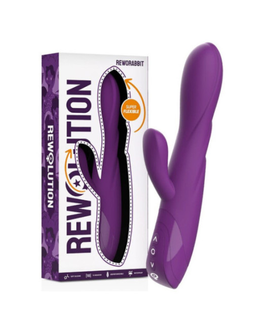 REWOLUTION - REWORABBIT VIBRATORE FLESSIBILE CON CONIGLIO