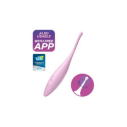 SATISFYER - VIBRATORE TWIRLING JOY CLIT TIP ROSA