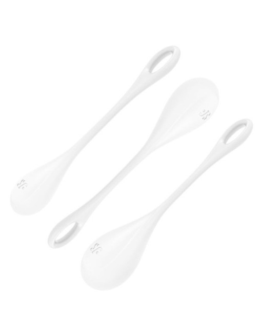 SATISFYER - SET DA ALLENAMENTO YONI POWER 1 BIANCO