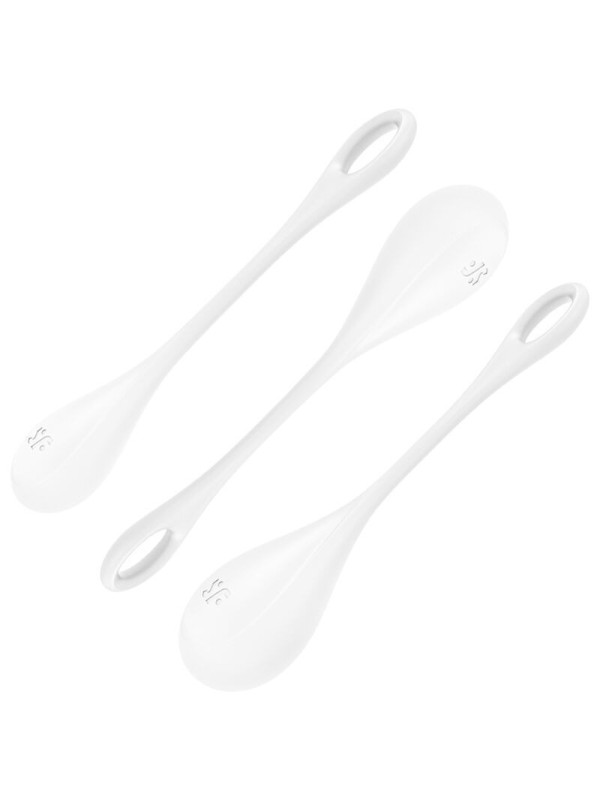 SATISFYER - SET DA ALLENAMENTO YONI POWER 1 BIANCO