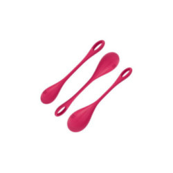 SATISFYER - SET DA ALLENAMENTO YONI POWER 1 ROSSO