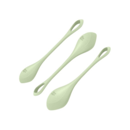 SATISFYER - SET DA ALLENAMENTO YONI POWER 2 VERDE