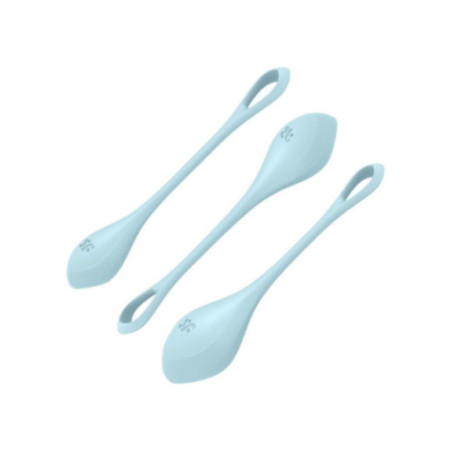 SATISFYER - SET DA ALLENAMENTO YONI POWER 2 BLU