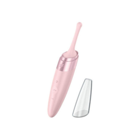 SATISFYER - VIBRATORE TWIRLING DELIGHT CLIT TIP ROSA