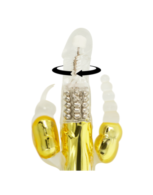 OHMAMA - VIBRATORE MULTIFUNZIONE DORATO