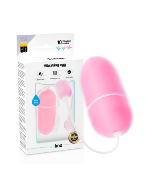 ONLINE - UOVO VIBRANTE IMPERMEABILE ROSA