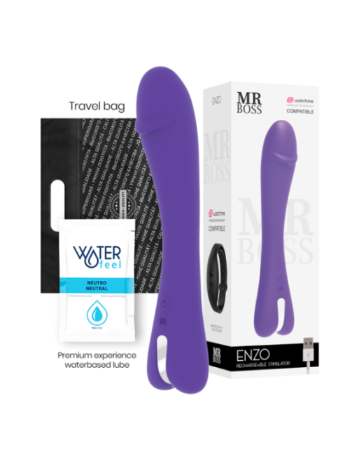 MR BOSS - ENZO VIBRATORE WATCHME COMPATIBILE CON TECNOLOGIA WIRELESS
