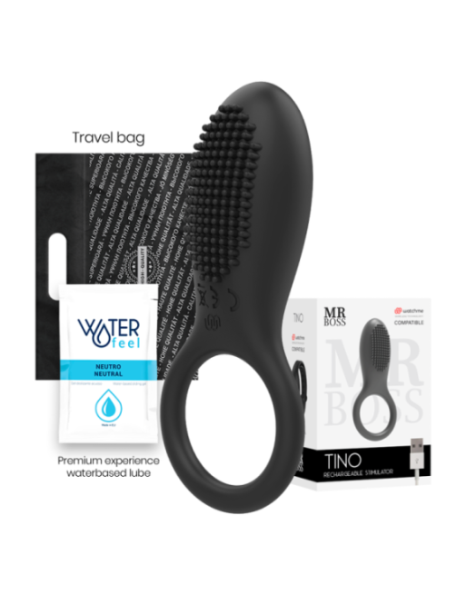 MR BOSS - ANELLO STIMOLATORE MR BOSS TINO COMPATIBILE CON LA TECNOLOGIA WIRELESS WATCHME